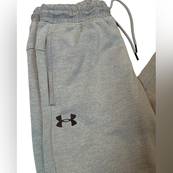 Under Armour Coldgear Warm loose joggers sweatpants sz M gray - Picture 4 of 8